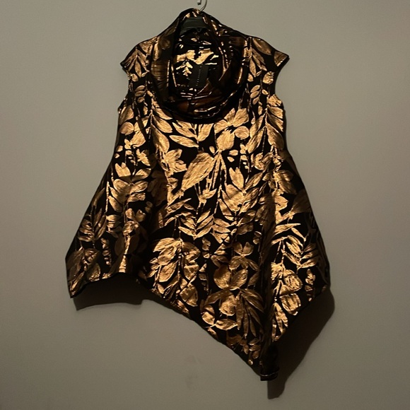 Bryn Walker
Noa Folie D' Oro Jacquard Draped Cowl Neck Cap Sleeve Asymmetric - Picture 2 of 4